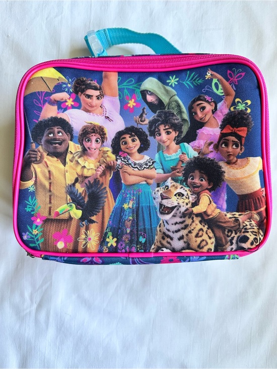 Disney Other - Disney Encanto Multicolor Character Lunch Tote with Pink Trim